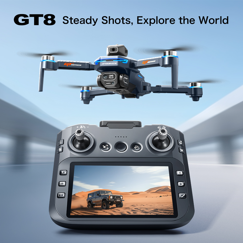 GT8 Obstacle Avoidance Aerial  - Drone Battery Adapter review and price